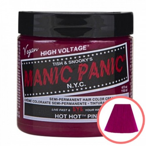 MANIC PANIC HIGH VOLTAGE CLASSIC CREAM FORMULAR HAIR COLOR (17 HOT HOT PINK)